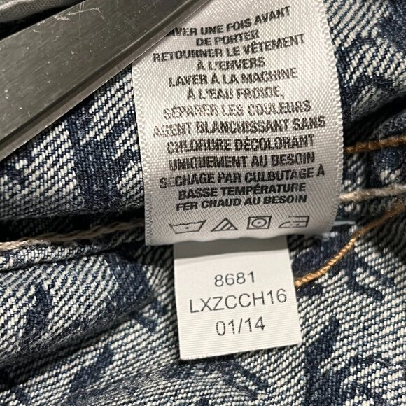 Aeropostale Pretty Little Liars Cropped Blue Denim Jacket Horse Print Lining - Picture 15 of 15